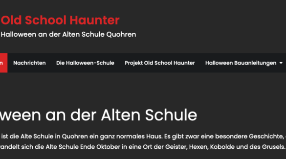 Halloween zieht thematisch auf eigene Webseite um